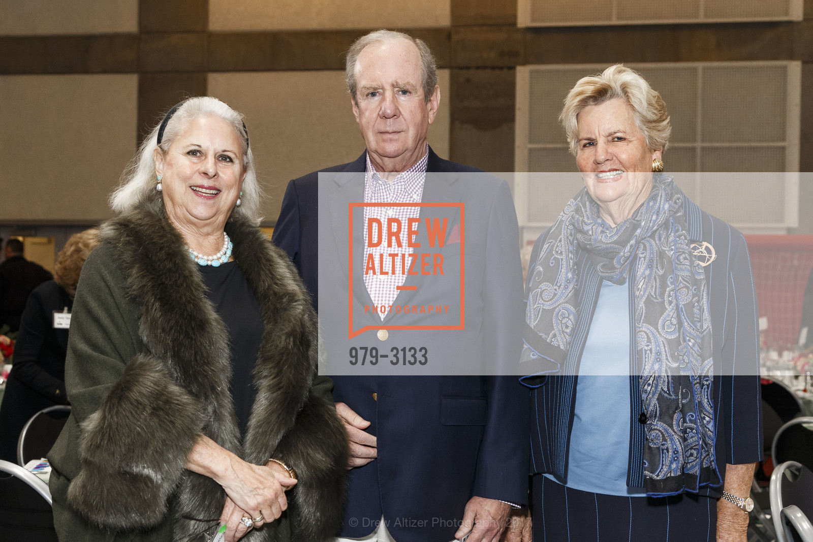 Cici Holbrook, Peter Holbrook, Joan Gamble, The Salvation Army Holiday Luncheon 2017, The Salvation Army Kroc Center. 240 Turk St., San Francisco, CA 94102, November 15th, 2017, Photo #979-3133 Cici Holbrook, Peter Holbrook, Joan Gamble, Photo #979-3133
