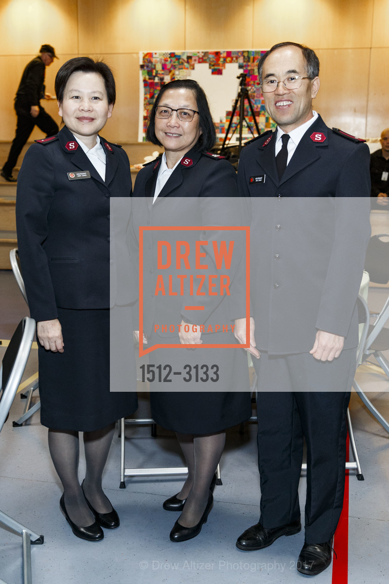 Judy Zhao, Susan Wun, Jo Zhao, The Salvation Army Holiday Luncheon 2017, The Salvation Army Kroc Center. 240 Turk St., San Francisco, CA 94102, November 15th, 2017, Photo #1512-3133 Judy Zhao, Susan Wun, Jo Zhao, Photo #1512-3133