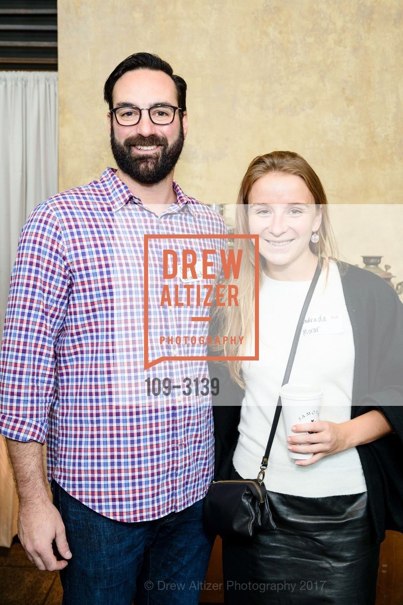 Andrew Krimstock, Andrada Morar, Digital, Life, Design's SFO Breakfast 2017, Samovar, November 16th, 2017, Photo #109-3139 Andrew Krimstock, Andrada Morar, Photo #109-3139