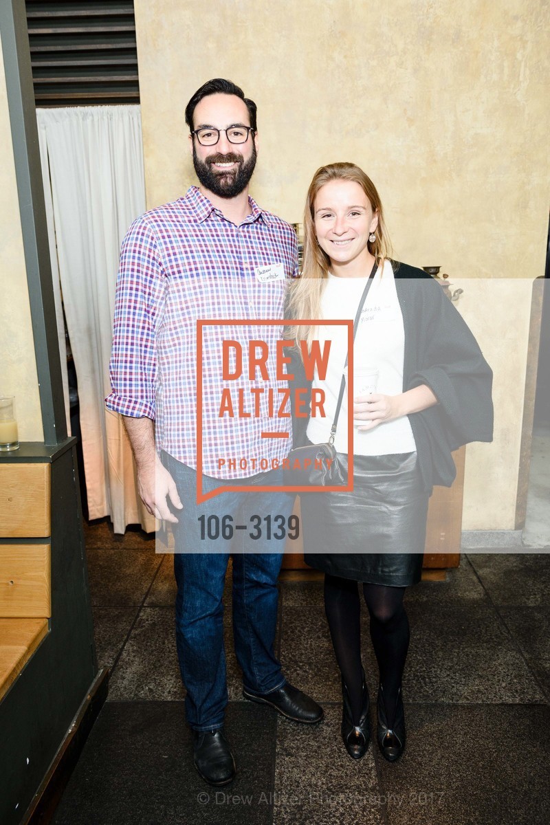 Andrew Krimstock, Andrada Morar, Digital, Life, Design's SFO Breakfast 2017, Samovar, November 16th, 2017, Photo #106-3139 Andrew Krimstock, Andrada Morar, Photo #106-3139