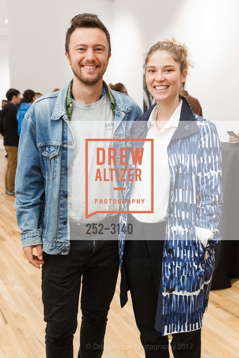 Mike Billingsley, Urska Cebron, Pace Palo Alto Opening Reception: Adam Pendleton, Which We Can, Pace Palo Alto. 229 Hamilton Avenue Palo Alto CA 94301, November 16th, 2017, Photo #252-3140 Mike Billingsley, Urska Cebron, Photo #252-3140