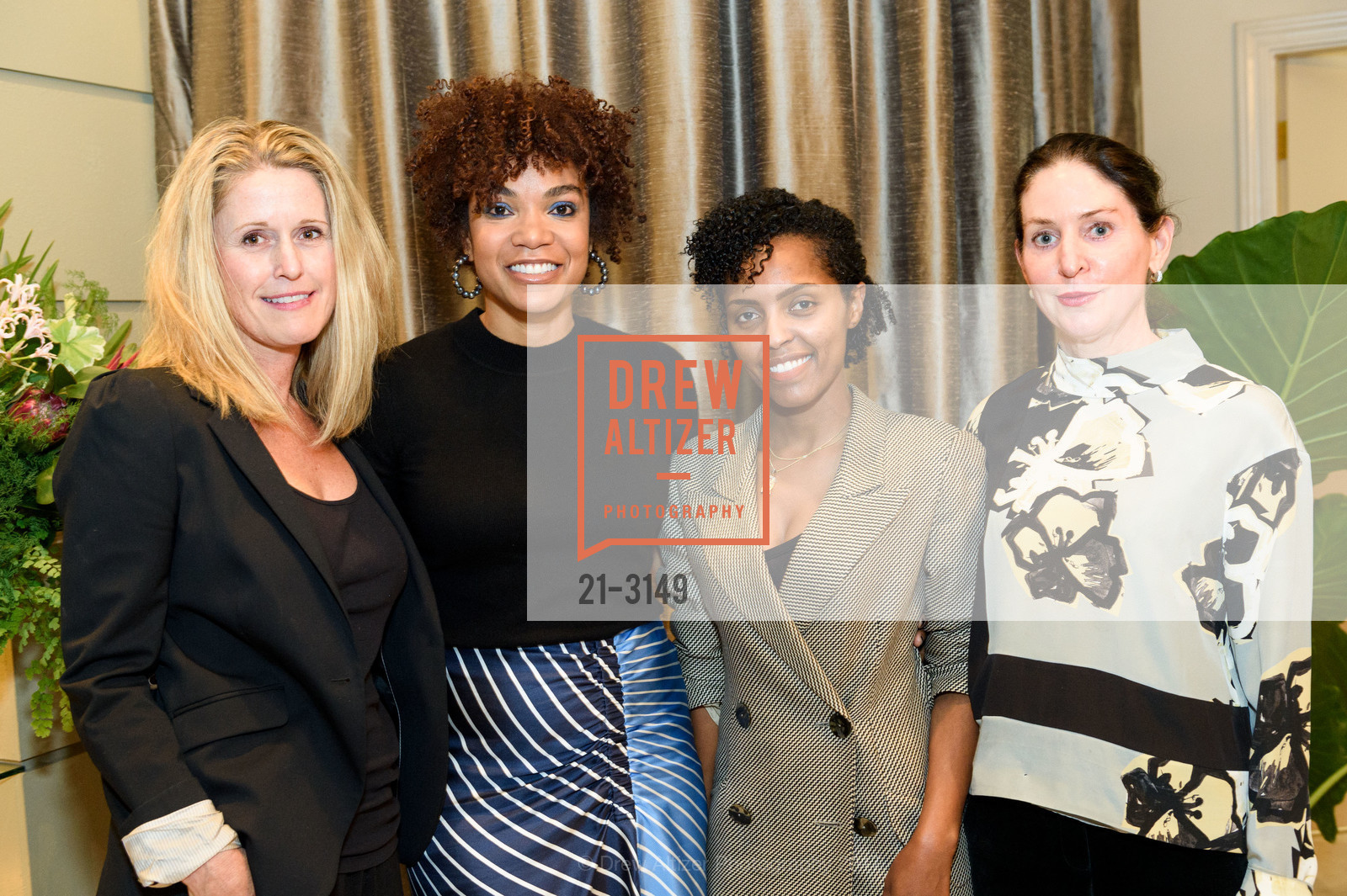 Michelle Saunders, Sherri McMullen, Tezeta Neway, Valerie Fahey, Influential Women in Fashion: An Intimate Conversation Hosted by McMullen, McMullen. 1235 Grand Avenue, November 15th, 2017, Photo #21-3149 Michelle Saunders, Sherri McMullen, Tezeta Neway, Valerie Fahey, Photo #21-3149
