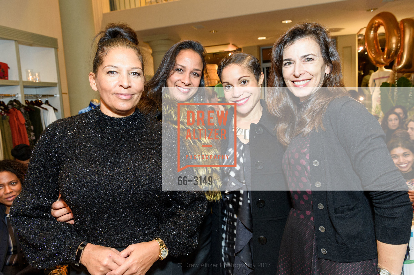 Rebecca Clark, Sophia Hearn-Roy, Gina Hunt, Narda Skov, Influential Women in Fashion: An Intimate Conversation Hosted by McMullen, McMullen. 1235 Grand Avenue, November 15th, 2017, Photo #66-3149 Rebecca Clark, Sophia Hearn-Roy, Gina Hunt, Narda Skov, Photo #66-3149