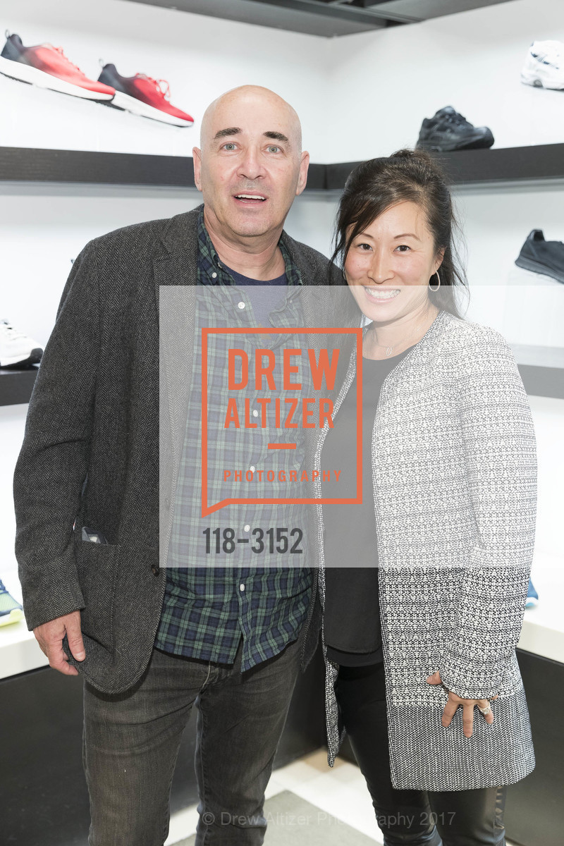 Nick Cohen, Gina Koffman, VIONIC Footwear Pop Up Party, Westfield Centre. 865 Market Street, November 15th, 2017, Photo #118-3152 Nick Cohen, Gina Koffman, Photo #118-3152