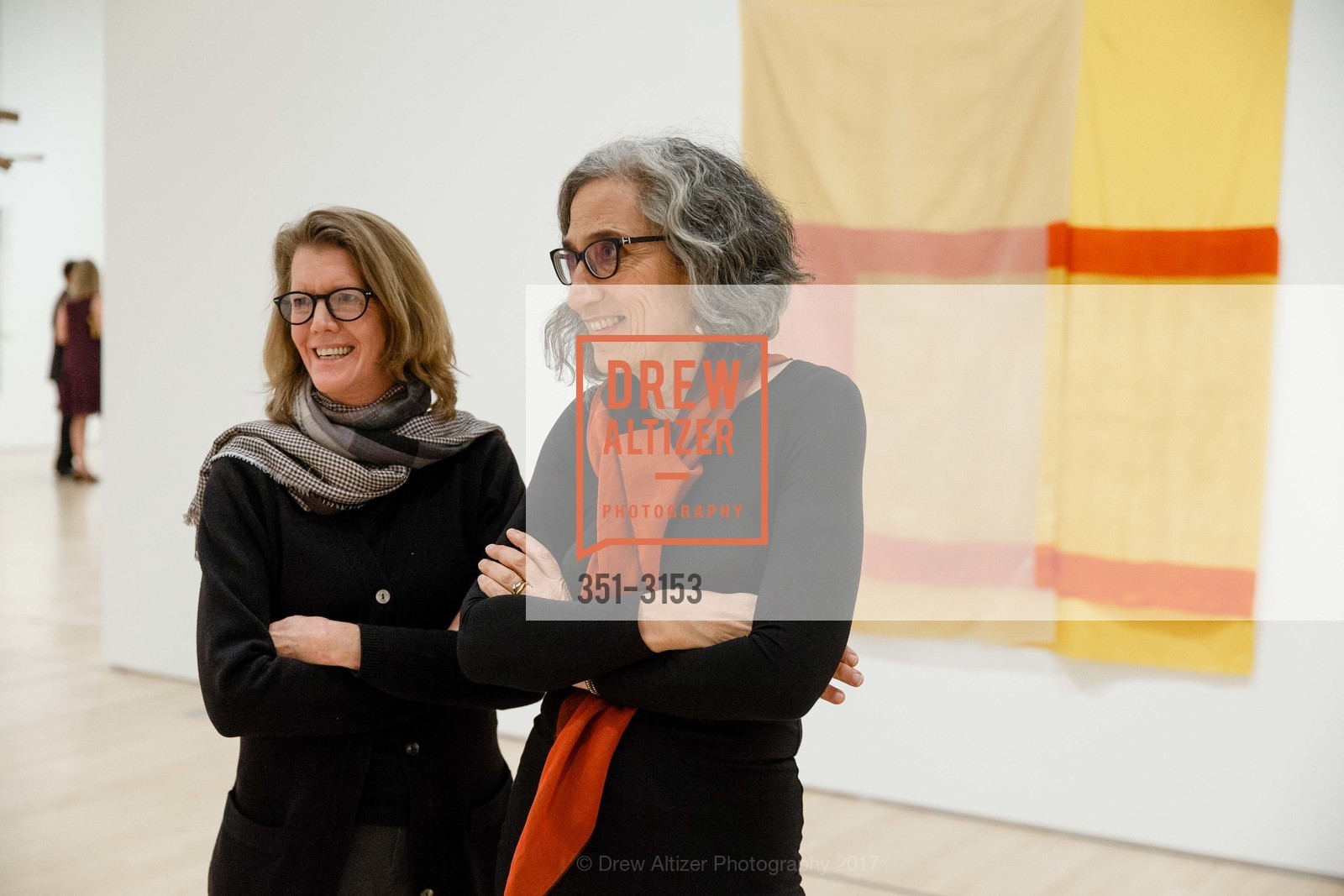 Sarah Ackerman, Jill Eliason, Rauschenberg Exhibit Preview and Reception at SFMOMA, SFMOMA, November 15th, 2017, Photo #351-3153 Sarah Ackerman, Jill Eliason, Photo #351-3153