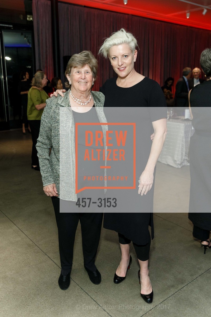 Carol Casey, Carlie Wilmans, Rauschenberg Exhibit Preview and Reception at SFMOMA, SFMOMA, November 15th, 2017, Photo #457-3153 Carol Casey, Carlie Wilmans, Photo #457-3153
