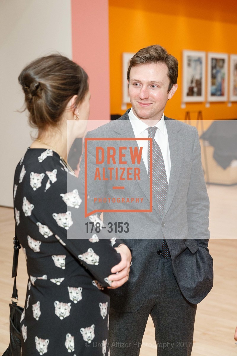 Graham Dalik, Rauschenberg Exhibit Preview and Reception at SFMOMA, SFMOMA, November 15th, 2017, Photo #178-3153 Graham Dalik, Photo #178-3153