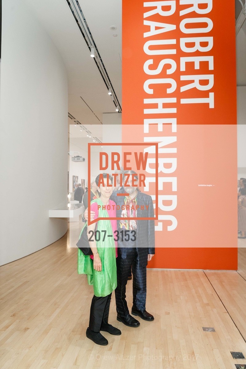 Janet Stein, Christopher Rauschenberg, Rauschenberg Exhibit Preview and Reception at SFMOMA, SFMOMA, November 15th, 2017, Photo #207-3153 Janet Stein, Christopher Rauschenberg, Photo #207-3153