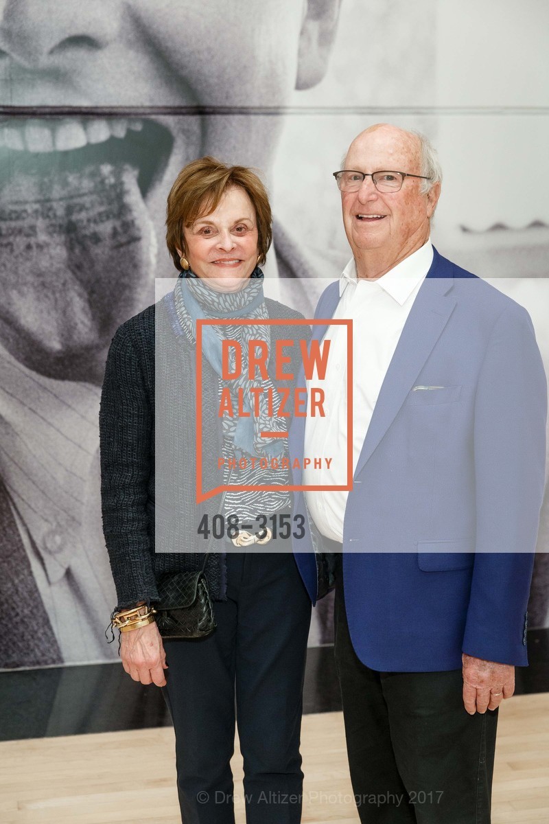 Mary Zlot, Harold Zlot, Rauschenberg Exhibit Preview and Reception at SFMOMA, SFMOMA, November 15th, 2017, Photo #408-3153 Mary Zlot, Harold Zlot, Photo #408-3153