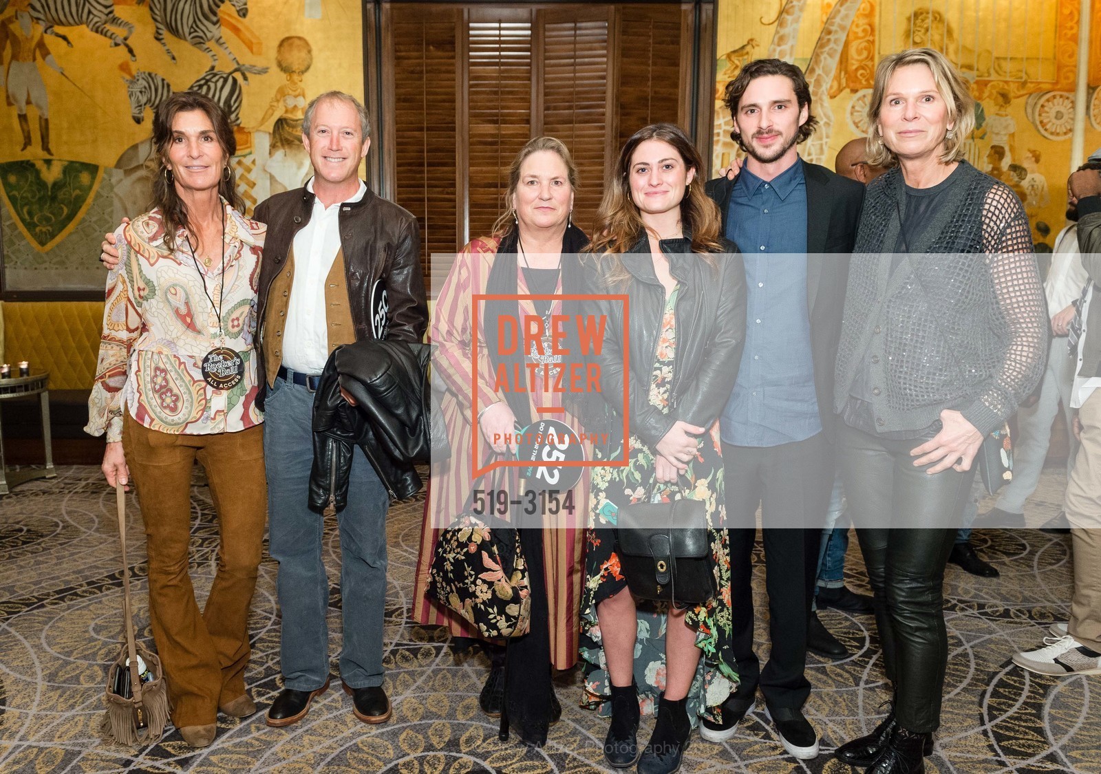 Tammy Miller, Andre Lefleur, Joanna Miller, Christine Carelli, Sebastian Runeare, Jennifer Goff, Do It For The Love Foundation's 2nd Annual ROCKER'S BALL, Fairmont San Francisco. 950 Mason Street, San Francisco, CA 94108, November 17th, 2017, Photo #519-3154 Tammy Miller, Andre Lefleur, Joanna Miller, Christine Carelli, Sebastian Runeare, Jennifer Goff, Photo #519-3154