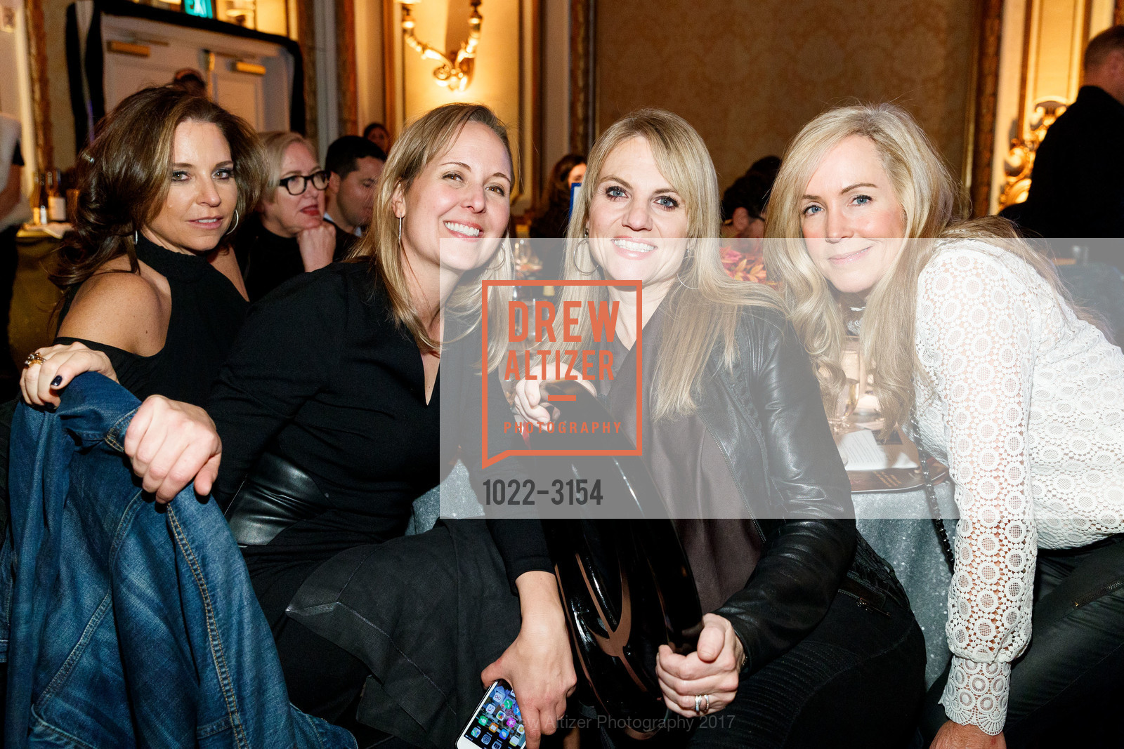 Janice Greenwood, Amanda Haas, Michelle Kennedy, Janet Hayes, Do It For The Love Foundation's 2nd Annual ROCKER'S BALL, Fairmont San Francisco. 950 Mason Street, San Francisco, CA 94108, November 17th, 2017, Photo #1022-3154 Janice Greenwood, Amanda Haas, Michelle Kennedy, Janet Hayes, Photo #1022-3154