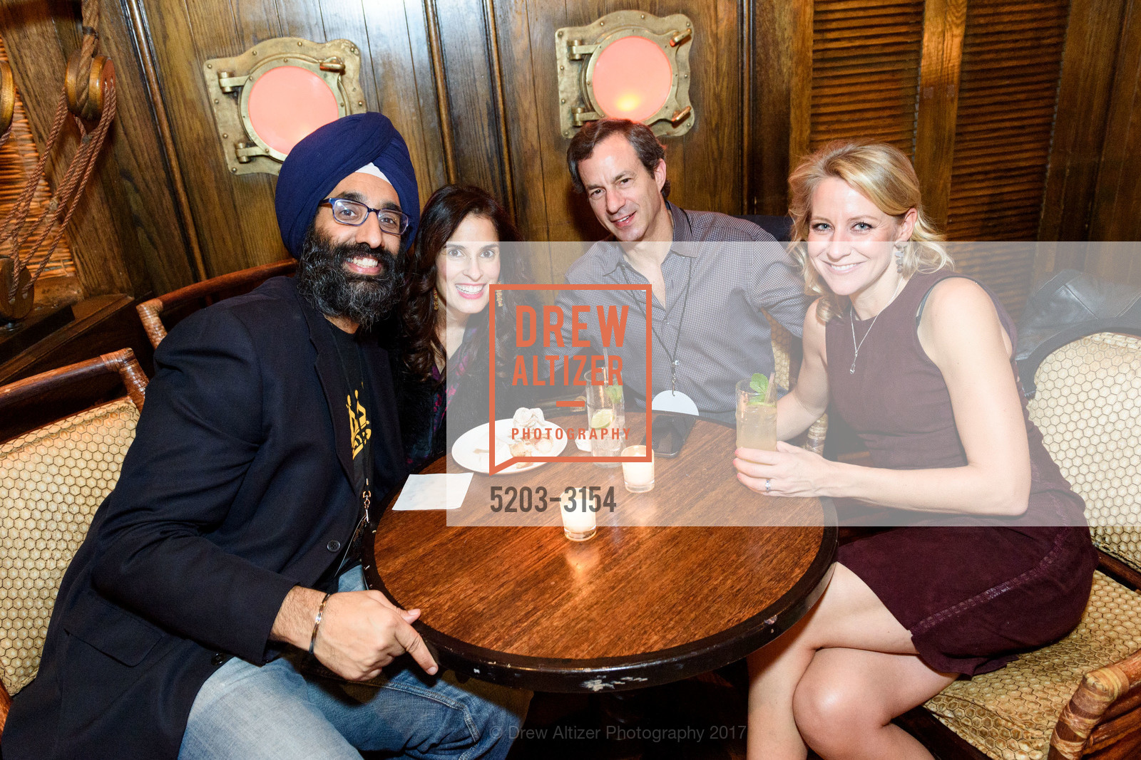 Jugdeep Bal, Sumeet Bal, Matt Field, Camilla Field, Do It For The Love Foundation's 2nd Annual ROCKER'S BALL, Fairmont San Francisco. 950 Mason Street, San Francisco, CA 94108, November 17th, 2017, Photo #5203-3154 Jugdeep Bal, Sumeet Bal, Matt Field, Camilla Field, Photo #5203-3154