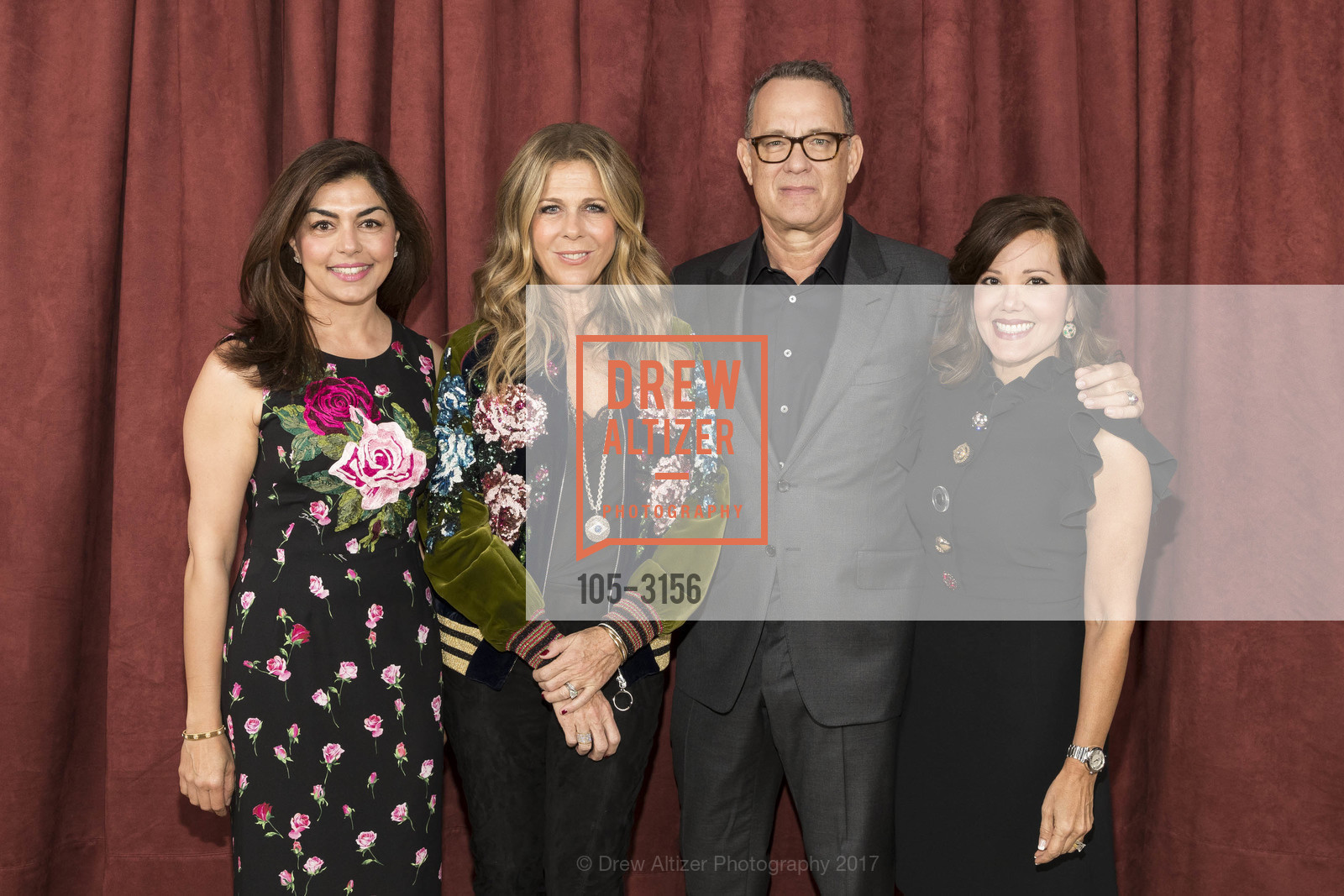 Sara Abbasi with Rita Wilson Tom Hanks and Michele Kirsch