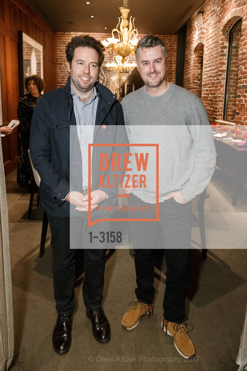 Danny Rimer, Jeffery Fowler, Manizeh Rimer hosted Luncheon with Farfetch and Nicholas Kirkwood, Quince. 470 Pacific Ave, November 16th, 2017, Photo #1-3158 Danny Rimer, Jeffery Fowler, Photo #1-3158