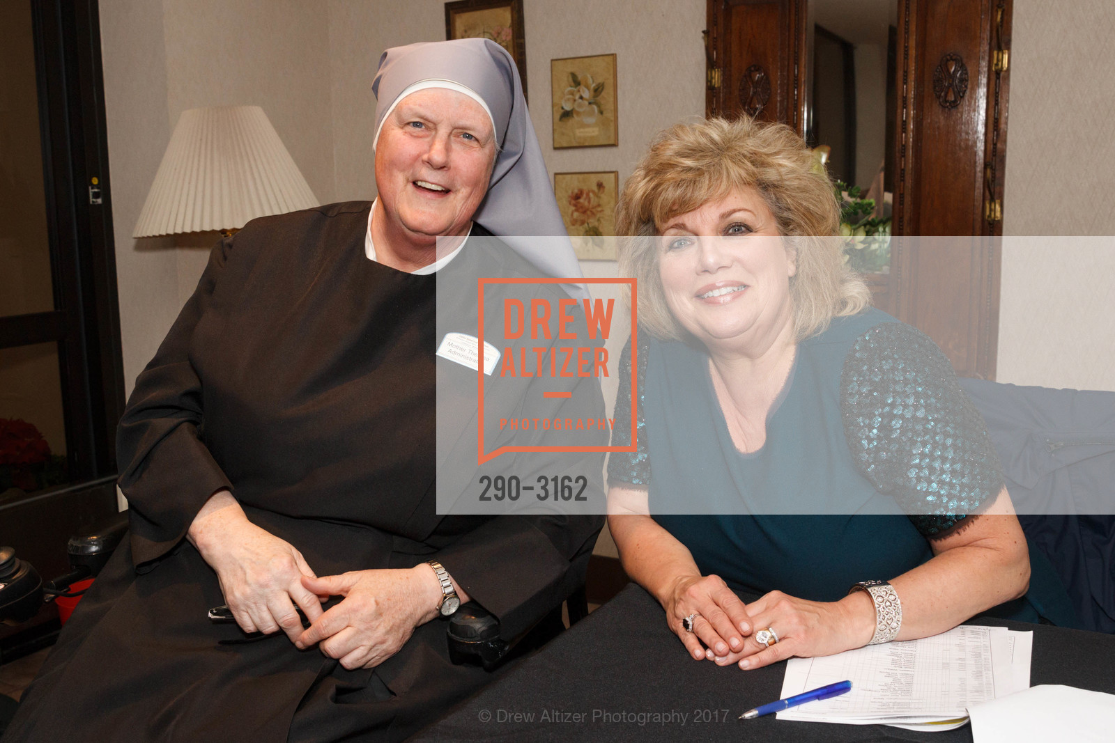 Mother Theresa, Sharon McCarthy Allen, LITTLE SISTERS OF THE POOR: St. Anne’s Home LET IT SNOW Holiday Boutique, Little Sisters of the Poor, St. Anne’s Home. 300 Lake Street, November 16th, 2017, Photo #290-3162 Mother Theresa, Sharon McCarthy Allen, Photo #290-3162