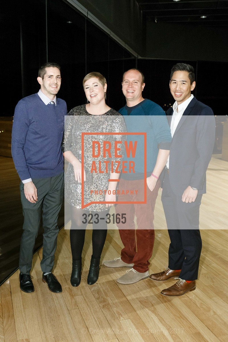 Mike Borozdin, Sarah Lee, Colin Pavelchik, Jamie Tran, ArtPoint Cocktail Party: An Evening of Tequila and Mezcal, de Young Museum, November 16th, 2017, Photo #323-3165 Mike Borozdin, Sarah Lee, Colin Pavelchik, Jamie Tran, Photo #323-3165