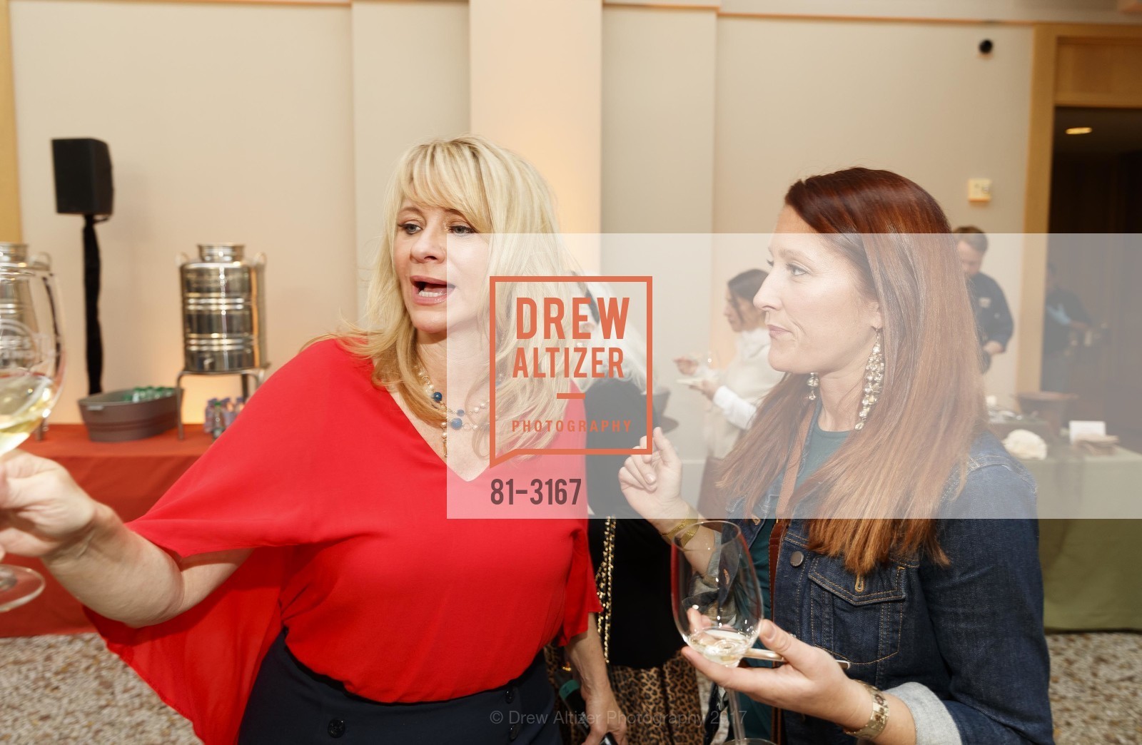 Leslie Sbrocco, Ashley Fitting, ChefsGiving Gala: Cooking and Pouring for a Cause, San Francisco Ferry Building. 1 Ferry Building, November 19th, 2017, Photo #81-3167 Leslie Sbrocco, Ashley Fitting, Photo #81-3167