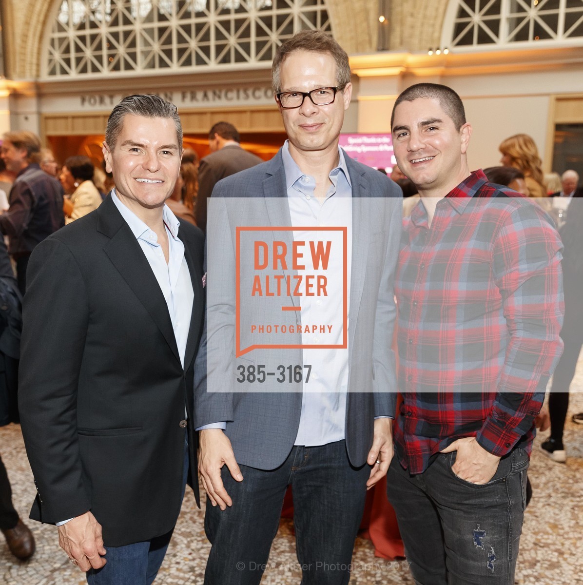 Christopher Meza, Frank Bua, Mike Gregg, ChefsGiving Gala: Cooking and Pouring for a Cause, San Francisco Ferry Building. 1 Ferry Building, November 19th, 2017, Photo #385-3167 Christopher Meza, Frank Bua, Mike Gregg, Photo #385-3167
