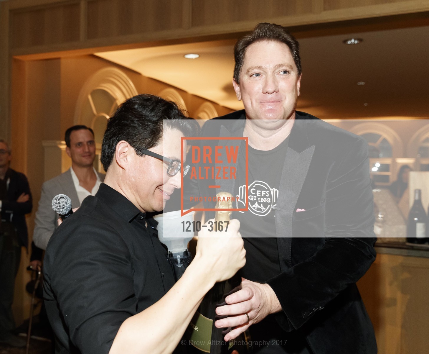 Rick Camargo, Liam Mayclem, ChefsGiving Gala: Cooking and Pouring for a Cause, San Francisco Ferry Building. 1 Ferry Building, November 19th, 2017, Photo #1210-3167 Rick Camargo, Liam Mayclem, Photo #1210-3167