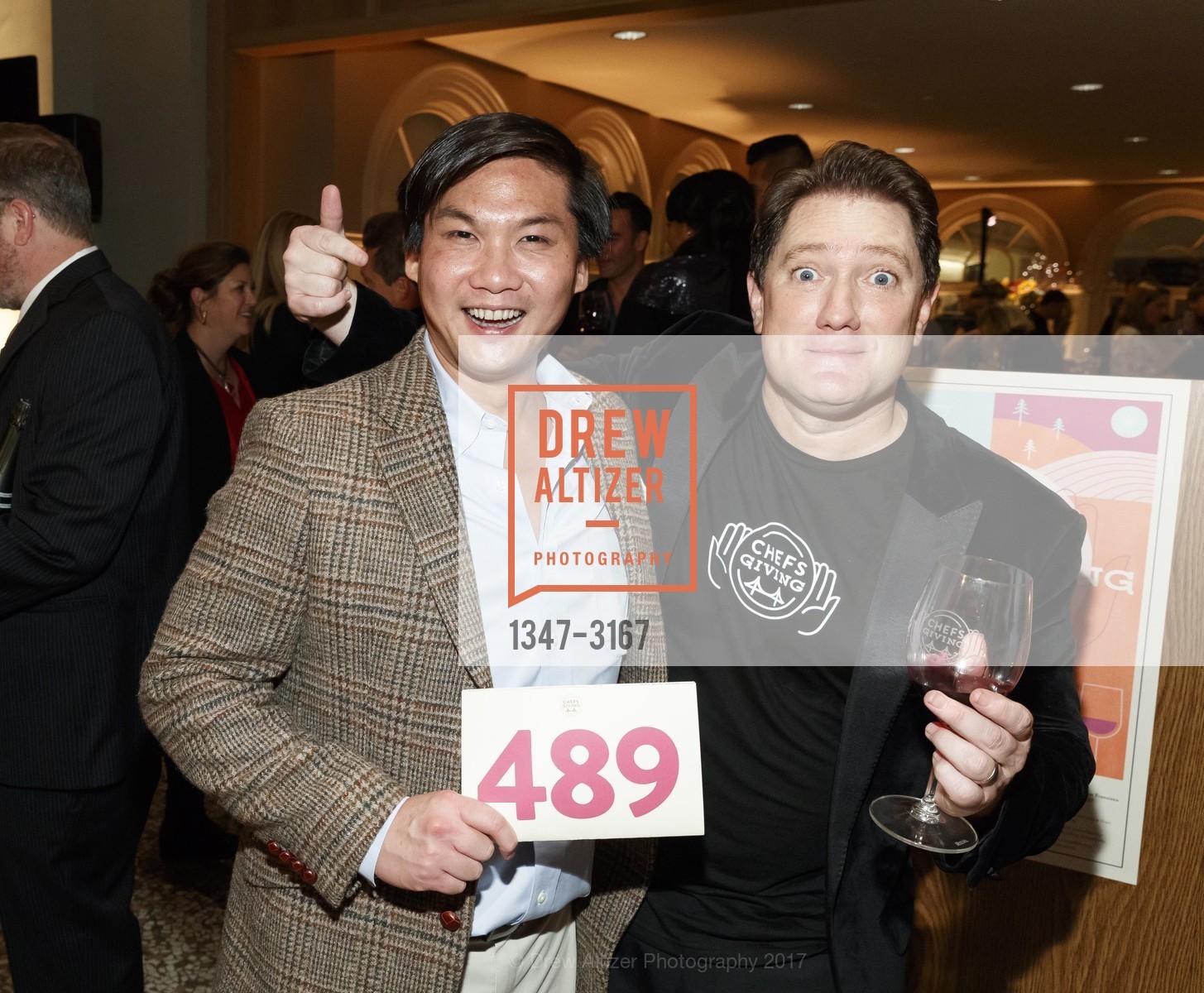Joshua Lin, Liam Mayclem, ChefsGiving Gala: Cooking and Pouring for a Cause, San Francisco Ferry Building. 1 Ferry Building, November 19th, 2017, Photo #1347-3167 Joshua Lin, Liam Mayclem, Photo #1347-3167
