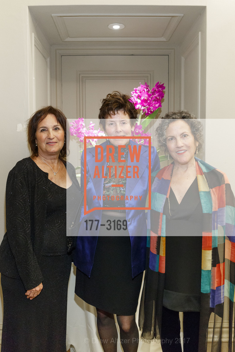 Janet Abramson, Deborah Chelini, Maria Aliotti Ford, Holidays at Filoli Opening Night Reception 2017, Filoli. 86 Canada Rd, Woodside, CA 94062, November 18th, 2017, Photo #177-3169 Janet Abramson, Deborah Chelini, Maria Aliotti Ford, Photo #177-3169