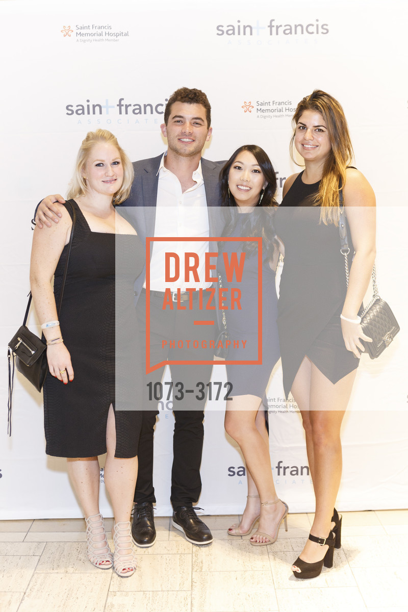 Katherine Ely, Ian Mabie, Erica Ng, Nickki Haydari, St. Francis Foundation's White Caps & Night Caps 2017, Benetly Reserve. 301 Battery Street United States, November 18th, 2017, Photo #1073-3172 Katherine Ely, Ian Mabie, Erica Ng, Nickki Haydari, Photo #1073-3172