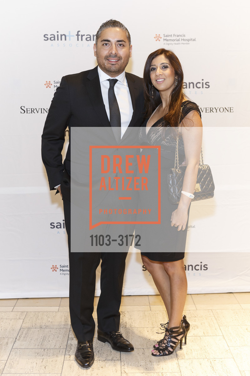 David Lopez, Shalini Vaid, St. Francis Foundation's White Caps & Night Caps 2017, Benetly Reserve. 301 Battery Street United States, November 18th, 2017, Photo #1103-3172 David Lopez, Shalini Vaid, Photo #1103-3172