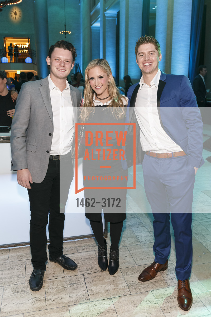 Shane Slosar, Elle Emhof, Gabriel Scott, St. Francis Foundation's White Caps & Night Caps 2017, Benetly Reserve. 301 Battery Street United States, November 18th, 2017, Photo #1462-3172 Shane Slosar, Elle Emhof, Gabriel Scott, Photo #1462-3172