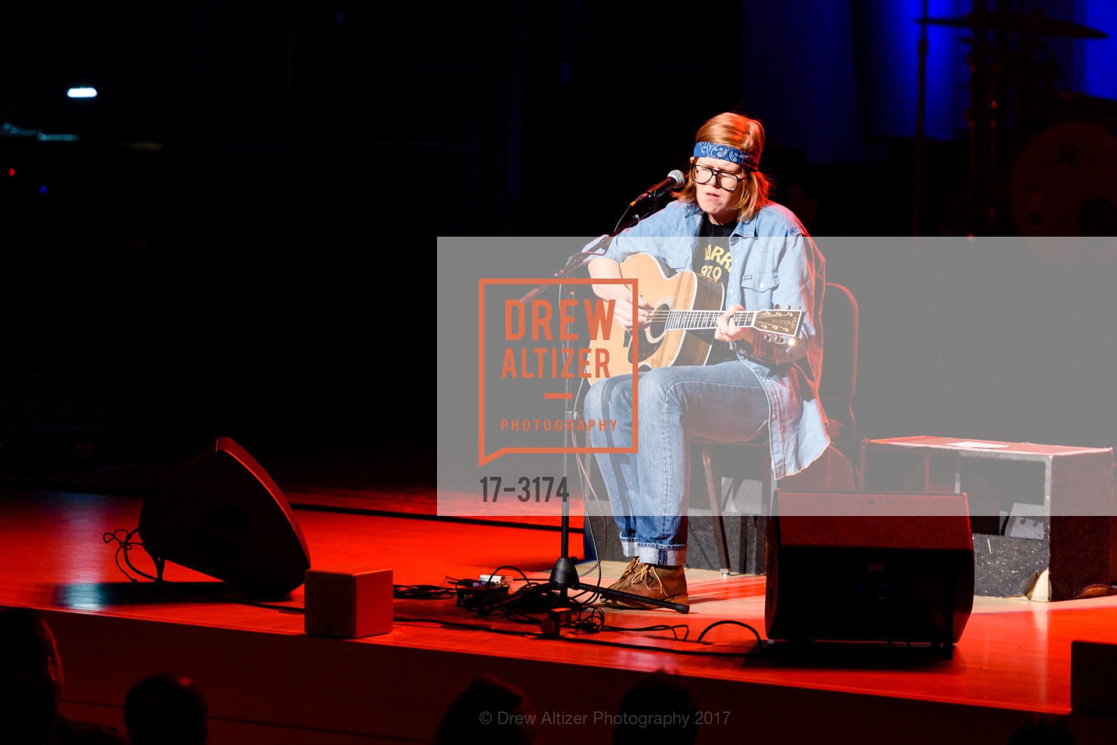 Brett Dennen, COPPOLA WINERY For The Love Of Sonoma Fire Relief Benefit Concert with Counting Crows, Sonoma State University’s Green Music Center, November 18th, 2017, Photo #17-3174 Brett Dennen, Photo #17-3174