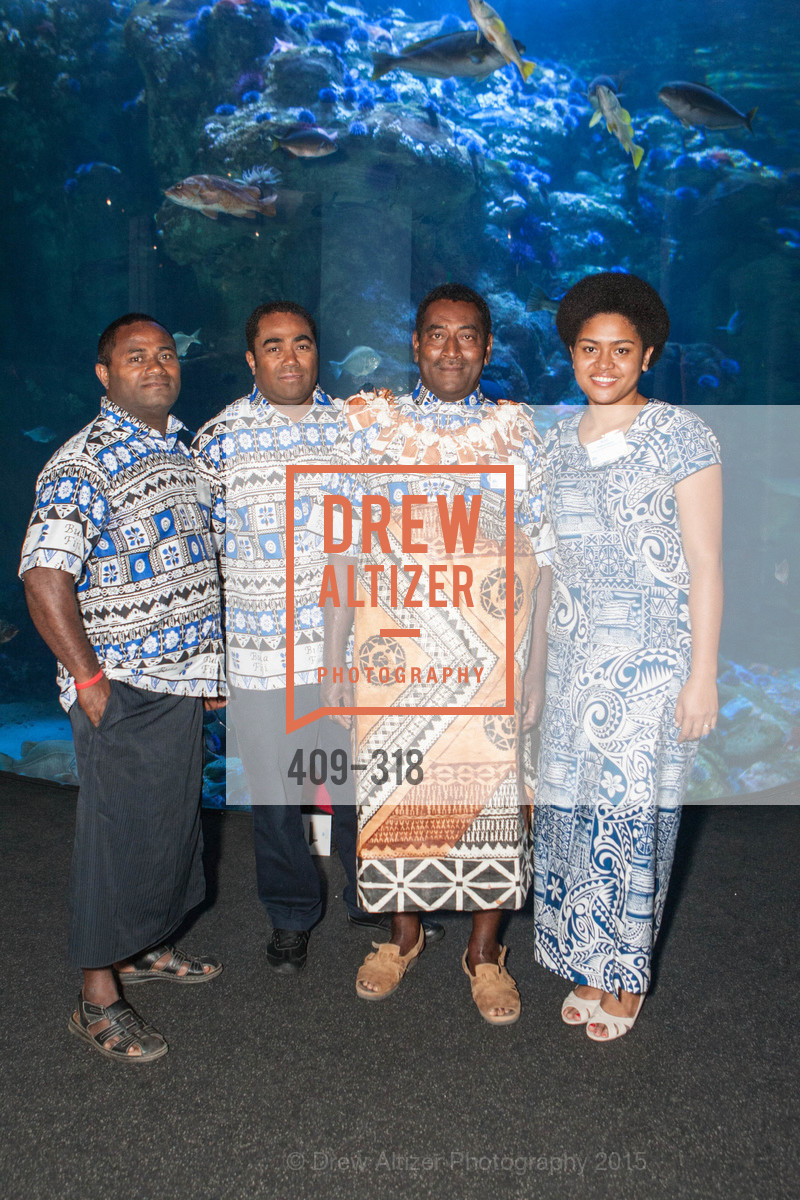 Didi Dulunaqio, Sevuloni Baleinakorodawa, Paulo Kolikata, Alisi Rabukawaqa, Coral Reef Alliance at the California Academy of Sciences, Academy of Sciences, September 26th, 2015