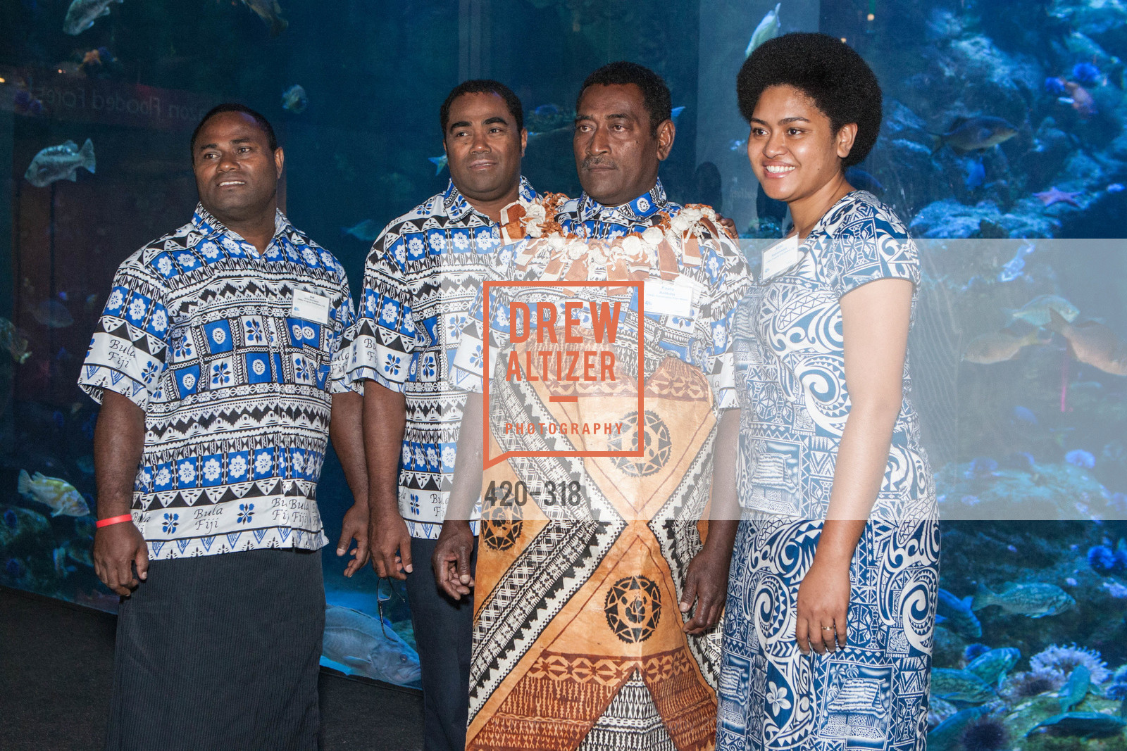 Didi Dulunaqio, Sevuloni Baleinakorodawa, Paulo Kolikata, Alisi Rabukawaqa, Coral Reef Alliance at the California Academy of Sciences, Academy of Sciences, September 26th, 2015,Drew Altizer, Drew Altizer Photography, full-service agency, private events, San Francisco photographer, photographer california