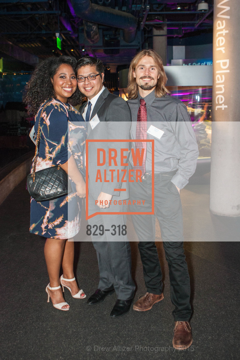 Erin Juarez, Victor Duran, Daniel Sherer, Gucci & Vogue Dinner, Academy of Sciences. Academy of Sciences, September 26th, 2015, Photo #829-318 Erin Juarez, Victor Duran, Daniel Sherer, Photo #829-318