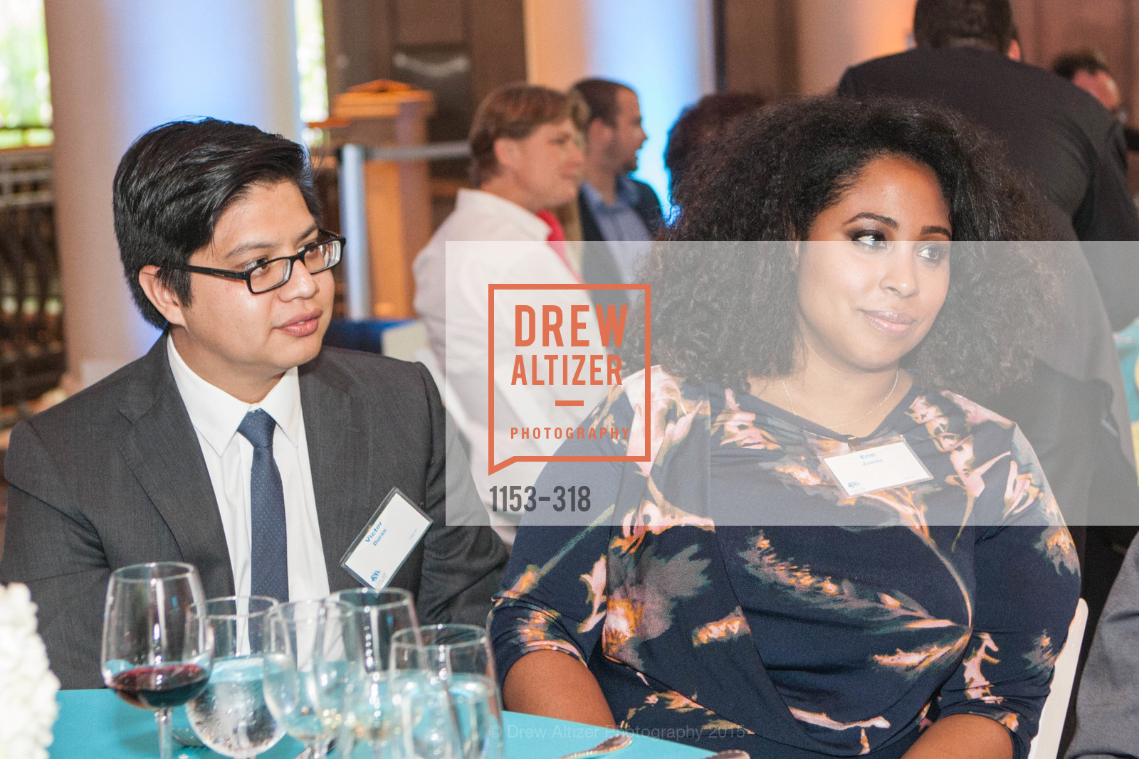 Victor Duran, Erin Juarez, Gucci & Vogue Dinner, Academy of Sciences. Academy of Sciences, September 26th, 2015, Photo #1153-318 Victor Duran, Erin Juarez, Photo #1153-318
