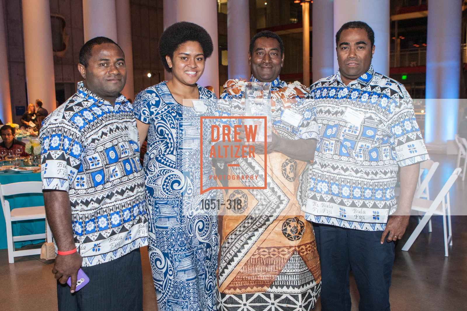 Didi Dulunaqio, Alisi Rabukawaqa, Paulo Kolikata, Sevuloni Baleinakorodawa, Coral Reef Alliance at the California Academy of Sciences, Academy of Sciences, September 26th, 2015,Drew Altizer, Drew Altizer Photography, full-service agency, private events, San Francisco photographer, photographer california