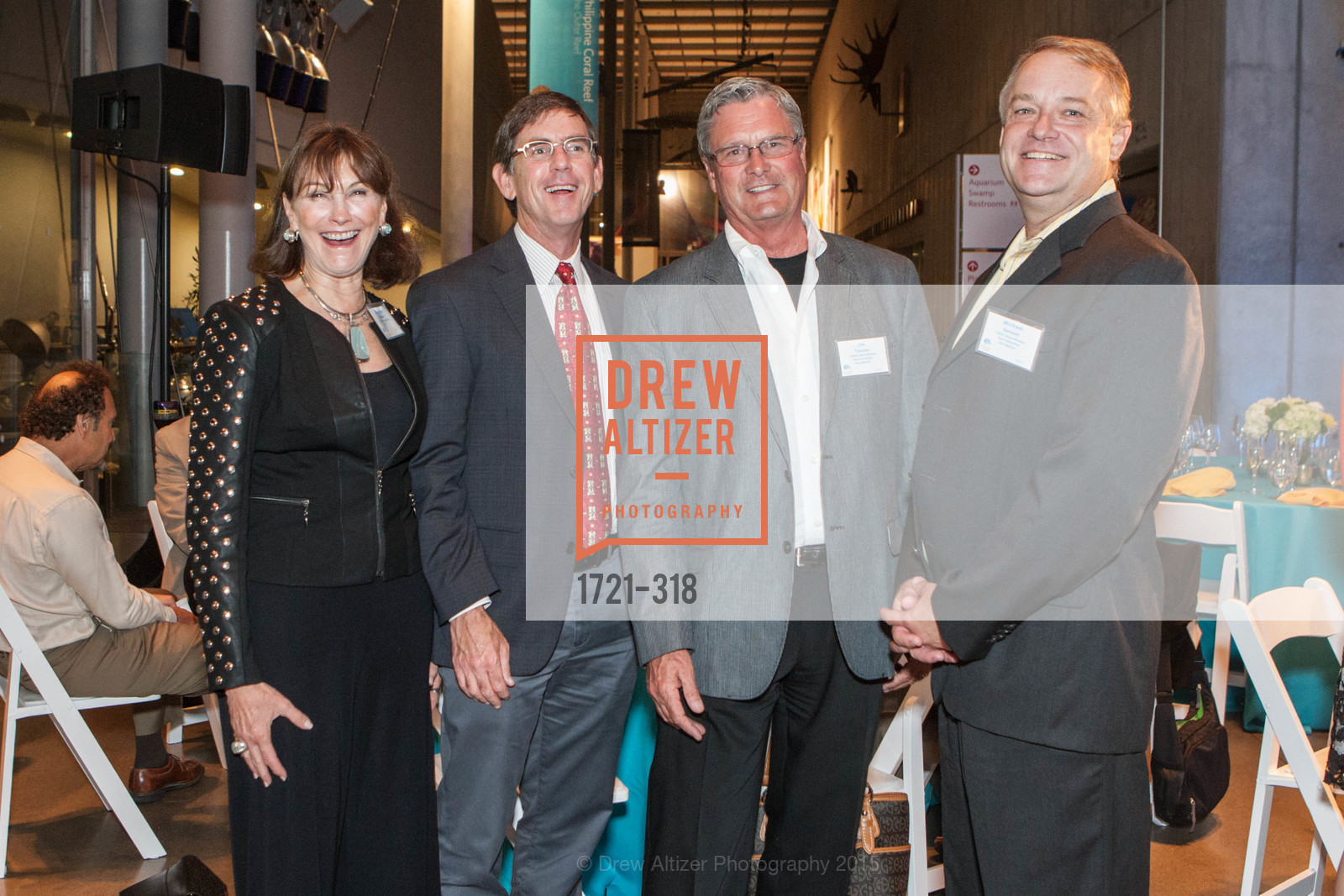 Elizabeth Wagner, Dan Dunn, Jim Tolonen, Michael Bennett, Coral Reef Alliance at the California Academy of Sciences, Academy of Sciences, September 26th, 2015,Drew Altizer, Drew Altizer Photography, full-service agency, private events, San Francisco photographer, photographer california