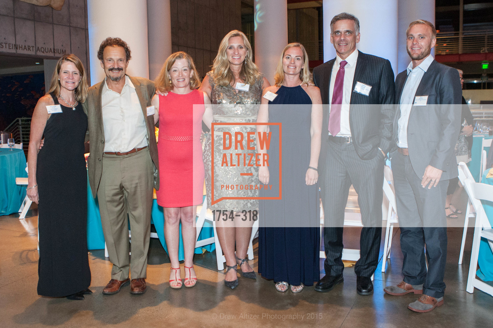 Elizabeth Ulmer, Jeff Chanin, Miriam Hicer, Kristine Billeter, Jill Kreston, Julian Osinski, Alex Kreston, Coral Reef Alliance at the California Academy of Sciences, Academy of Sciences, September 26th, 2015,Drew Altizer, Drew Altizer Photography, full-service agency, private events, San Francisco photographer, photographer california