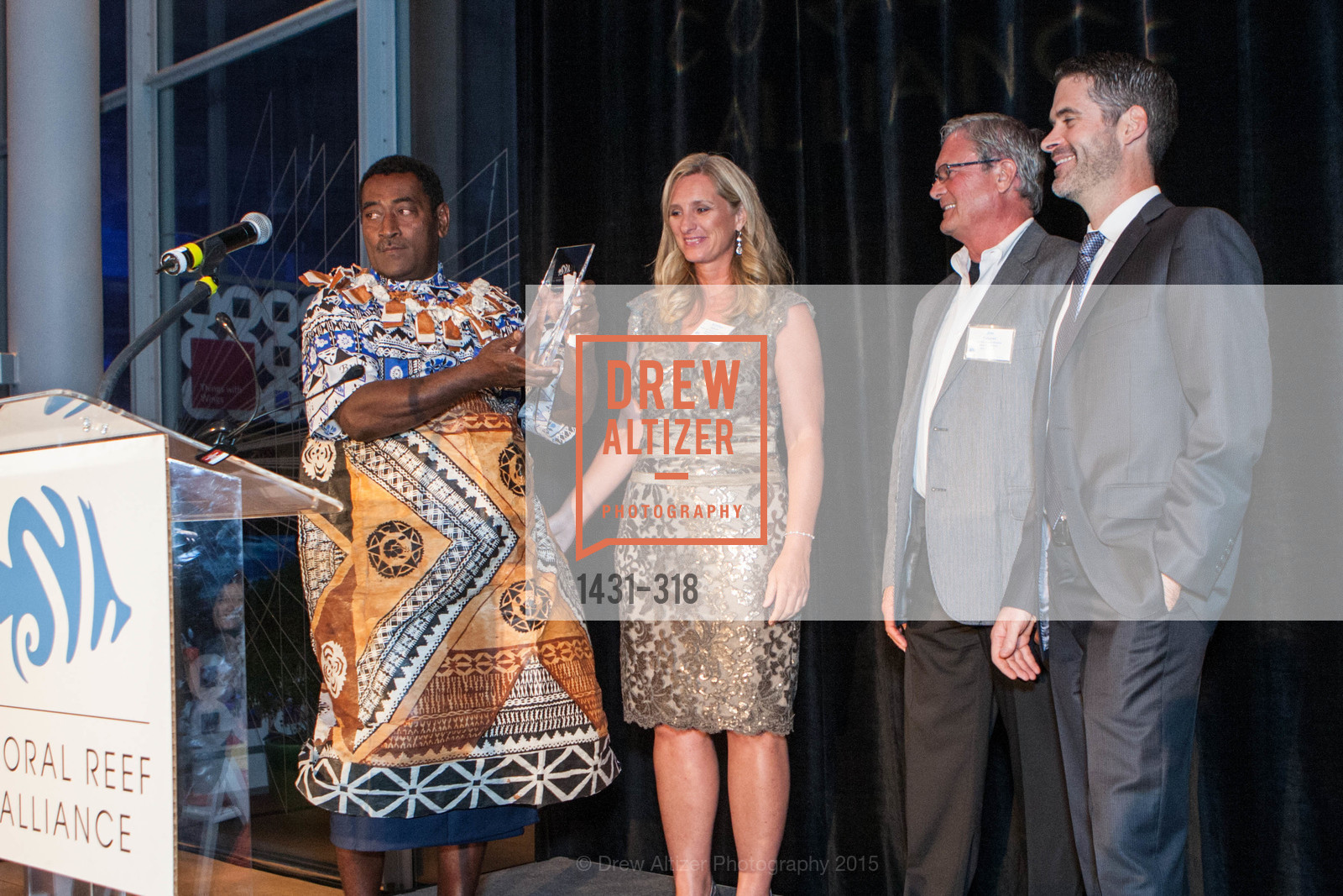 Paulo Kolikata, Kristine Billeter, Jim Tolonen, Michael Webster, Coral Reef Alliance at the California Academy of Sciences, Academy of Sciences, September 26th, 2015,Drew Altizer, Drew Altizer Photography, full-service agency, private events, San Francisco photographer, photographer california