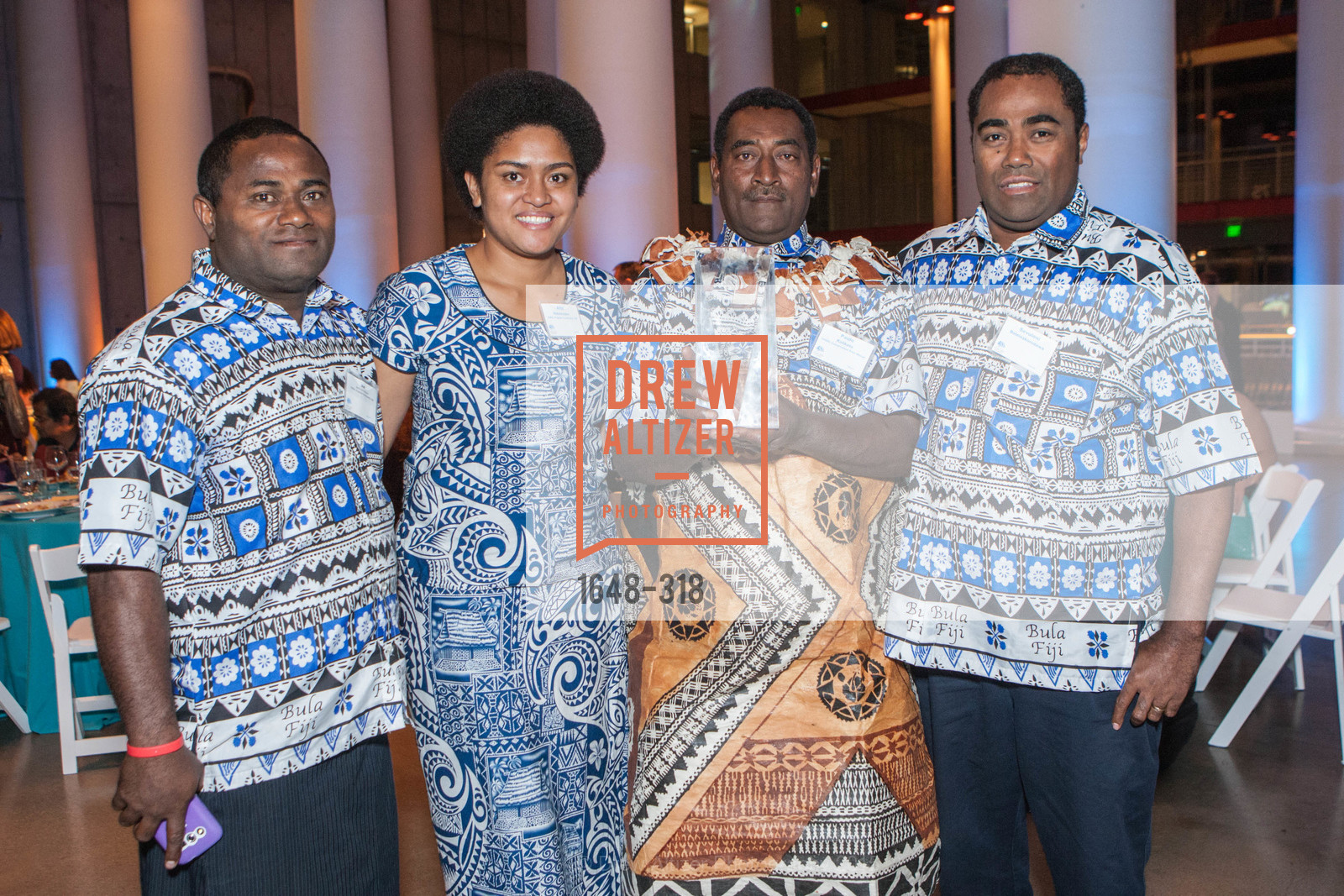 Didi Dulunaqio, Alisi Rabukawaqa, Paulo Kolikata, Sevuloni Baleinakorodawa, Coral Reef Alliance at the California Academy of Sciences, Academy of Sciences, September 26th, 2015,Drew Altizer, Drew Altizer Photography, full-service agency, private events, San Francisco photographer, photographer california