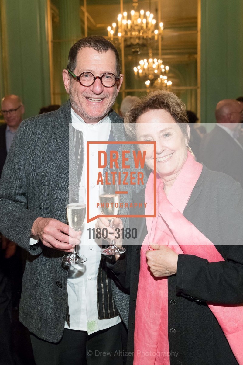 Fritz Streiff, Alice Waters, SF Opera's Girls of the Golden West World Pemiere and Cast Party, War Memorial House. 301 Van Ness Ave, Photo #1180-3180 Fritz Streiff, Alice Waters, Photo #1180-3180