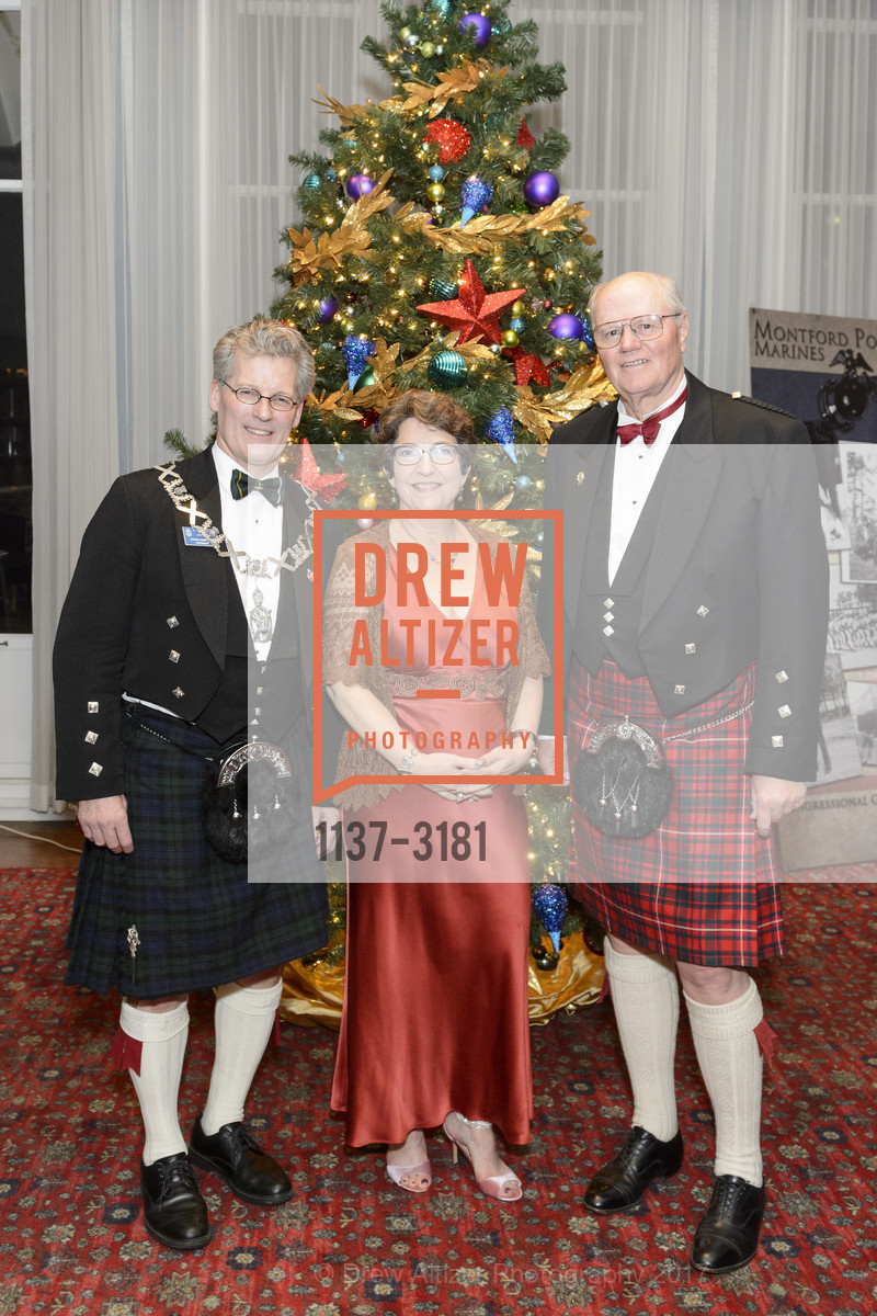 David Campbell, Francesca McCrossan, Allen Cary, St Andrew's Society of San Francisco 154th Annual Banquet & Ball, Marines' Memorial Club. 609 Sutter St, November 25th, 2017, Photo #1137-3181 David Campbell, Francesca McCrossan, Allen Cary, Photo #1137-3181