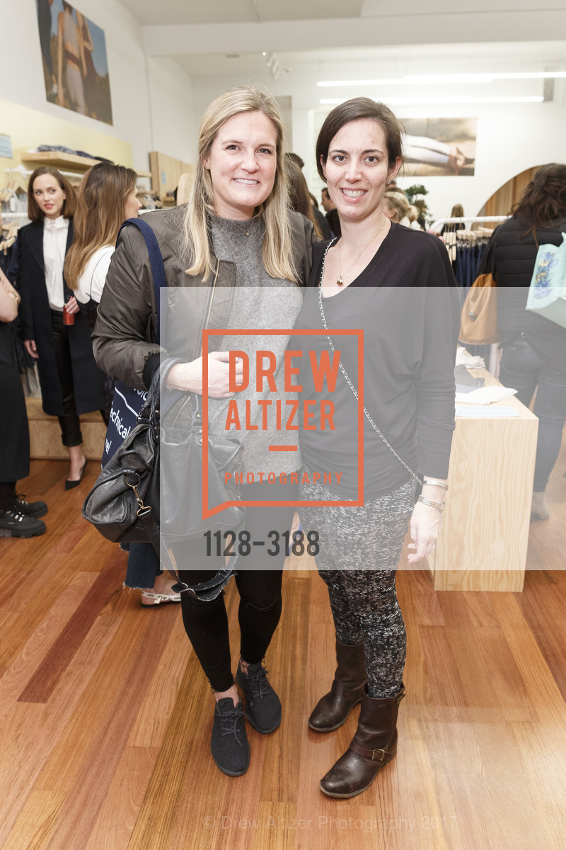 Christie Checovich, Katy Congdon Williams, OUTDOOR VOICES Opening Party, Outdoor Voices Shop. 555 Hayes Valley, November 30th, 2017, Photo #1128-3188 Christie Checovich, Katy Congdon Williams, Photo #1128-3188