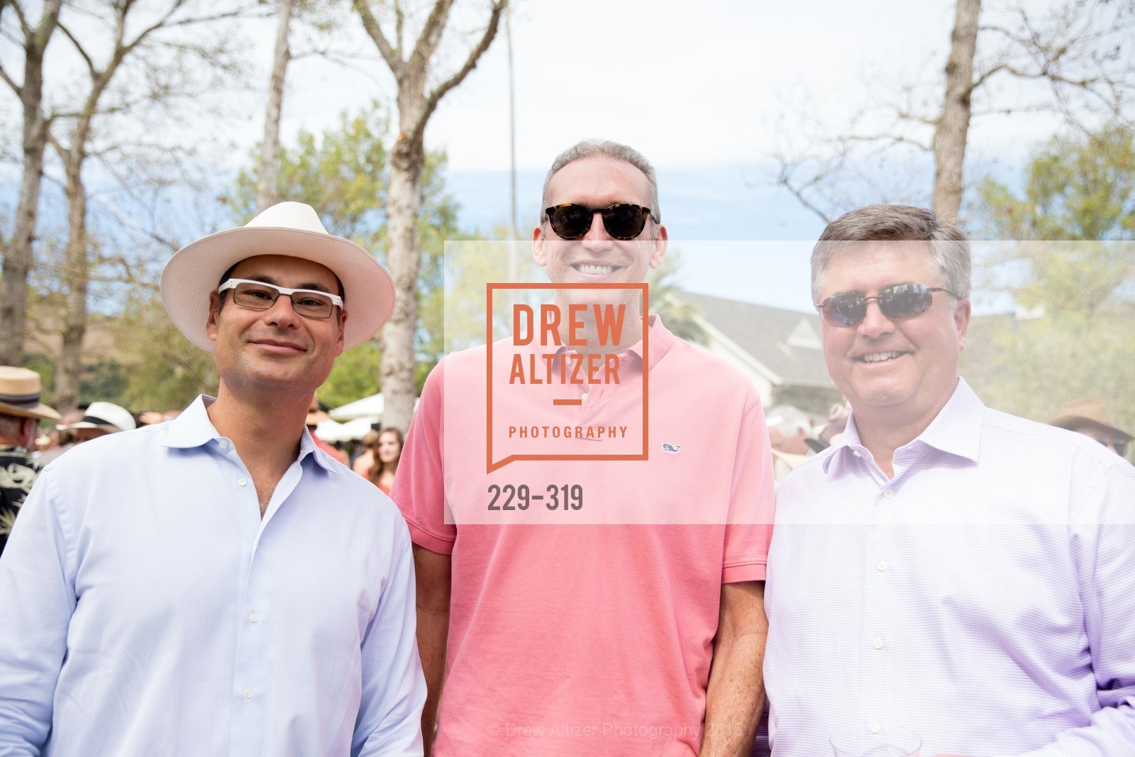 Rachad Youssef, Chris Henn, Jeff Green, Gucci & Vogue Dinner, McEvoy Ranch. McEvoy Ranch, . 5935 Red Hill Road, September 27th, 2015, Photo #229-319 Rachad Youssef, Chris Henn, Jeff Green, Photo #229-319