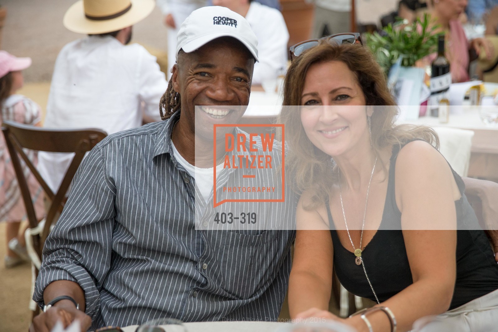 Walter Hood, Andrea Valentini, Gucci & Vogue Dinner, McEvoy Ranch. McEvoy Ranch, . 5935 Red Hill Road, September 27th, 2015, Photo #403-319 Walter Hood, Andrea Valentini, Photo #403-319