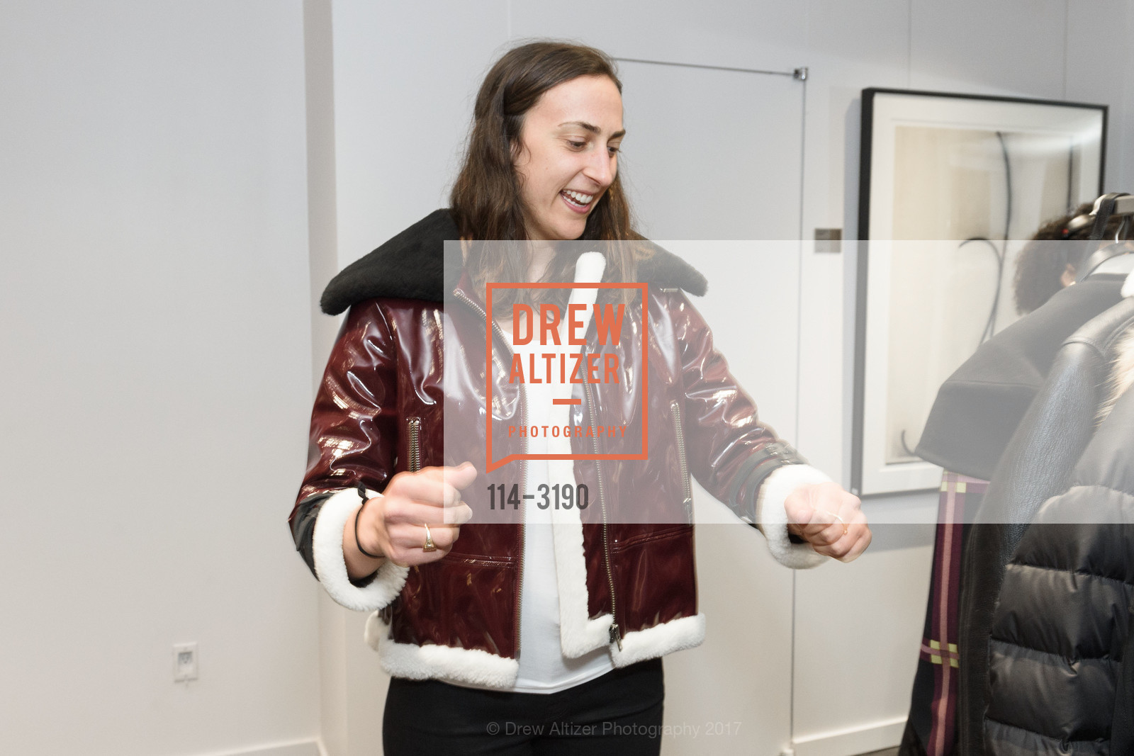 Camilla Polakoff, The RealReal Pop Up Opening Party, The RealReal Pop Up Shop. 222 Stockton Street, November 30th, 2017, Photo #114-3190 Camilla Polakoff, Photo #114-3190
