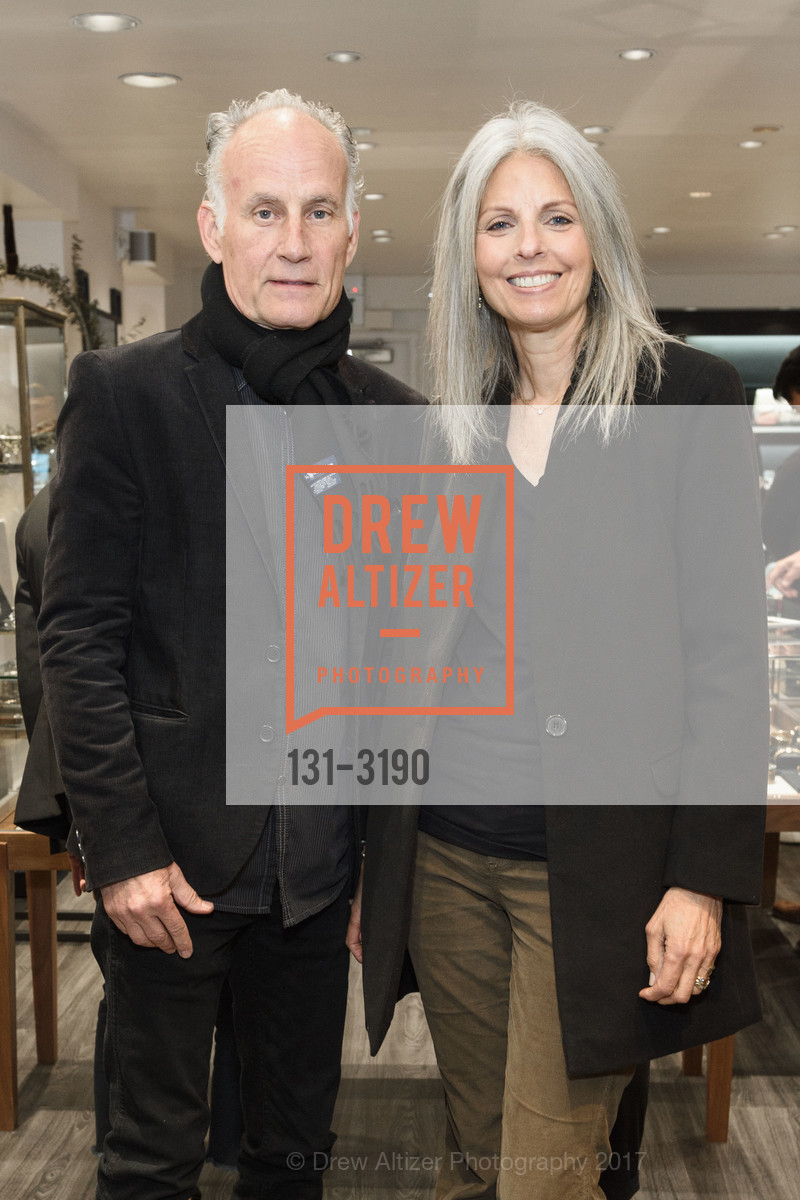 Brian Preussker, Robin Preussker, The RealReal Pop Up Opening Party, The RealReal Pop Up Shop. 222 Stockton Street, November 30th, 2017, Photo #131-3190 Brian Preussker, Robin Preussker, Photo #131-3190