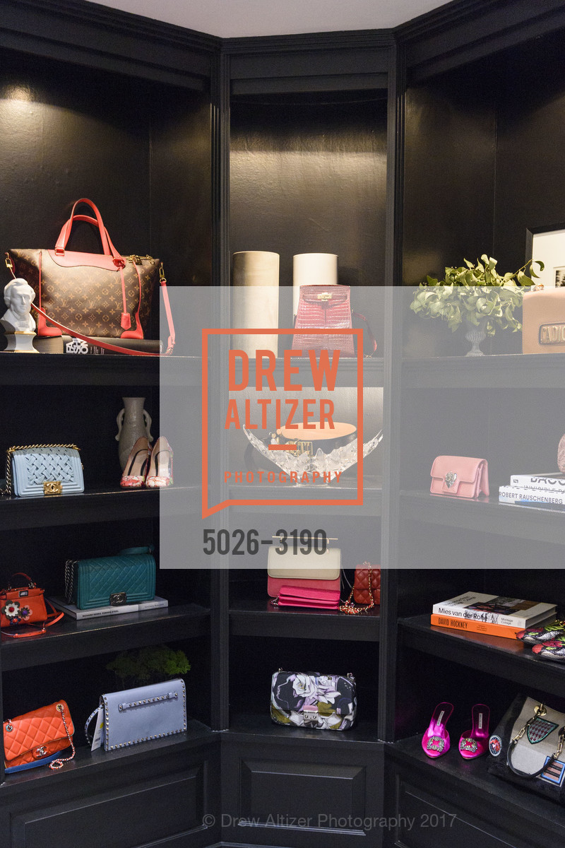 Atmosphere, The RealReal Pop Up Opening Party, The RealReal Pop Up Shop. 222 Stockton Street, November 30th, 2017, Photo #5026-3190 Atmosphere, Photo #5026-3190
