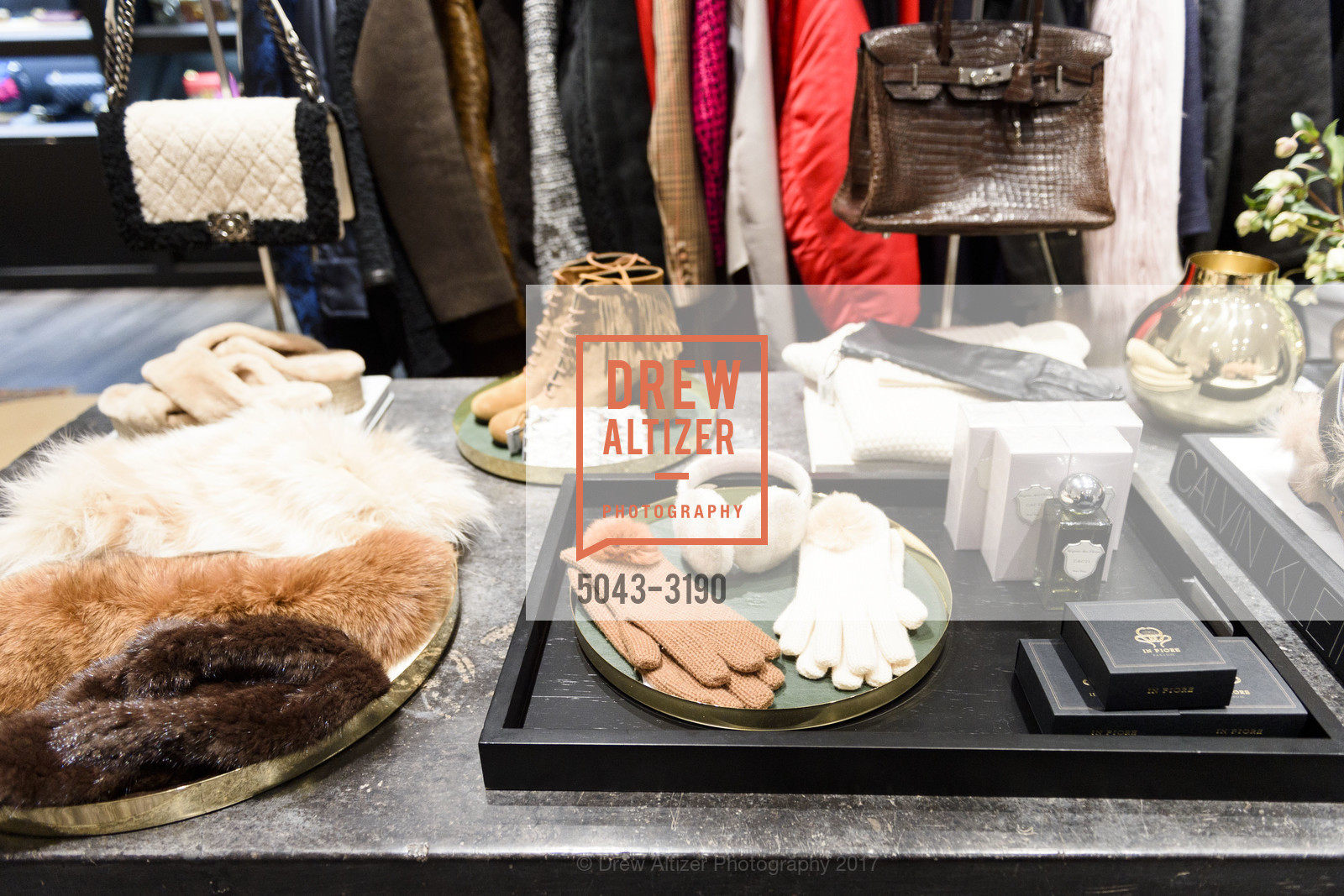Atmosphere, The RealReal Pop Up Opening Party, The RealReal Pop Up Shop. 222 Stockton Street, November 30th, 2017, Photo #5043-3190 Atmosphere, Photo #5043-3190