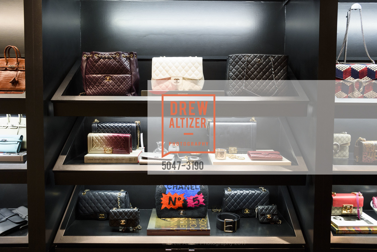 Atmosphere, The RealReal Pop Up Opening Party, The RealReal Pop Up Shop. 222 Stockton Street, November 30th, 2017, Photo #5047-3190 Atmosphere, Photo #5047-3190