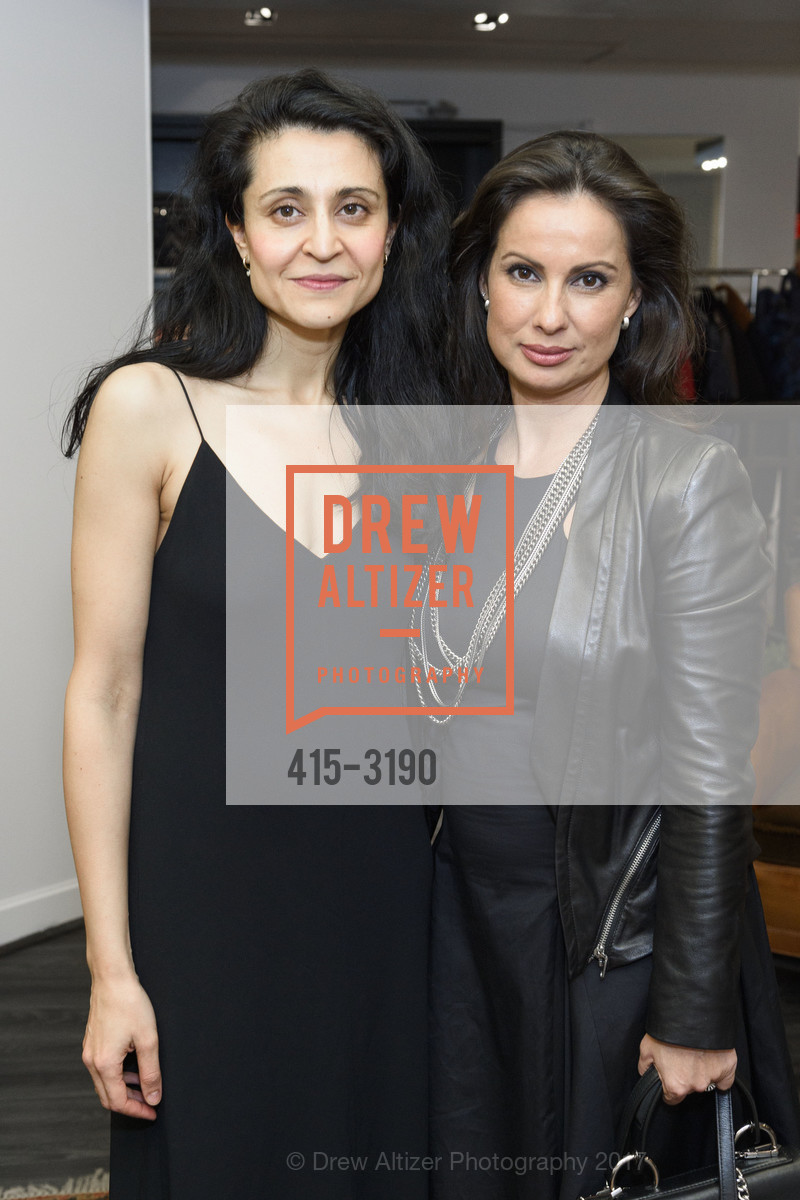 Rati Levesque, Araci Sosa, The RealReal Pop Up Opening Party, The RealReal Pop Up Shop. 222 Stockton Street, November 30th, 2017, Photo #415-3190 Rati Levesque, Araci Sosa, Photo #415-3190