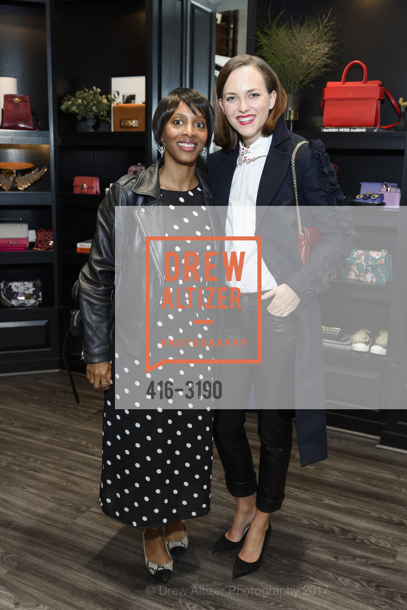 Kim Mitchell Stokes, Caroline Rooney Serrano, The RealReal Pop Up Opening Party, The RealReal Pop Up Shop. 222 Stockton Street, November 30th, 2017, Photo #416-3190 Kim Mitchell Stokes, Caroline Rooney Serrano, Photo #416-3190